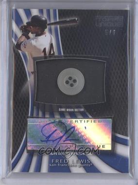 2009 Topps Unique - Button - Autographs #UBA-FLE - Fred Lewis /6