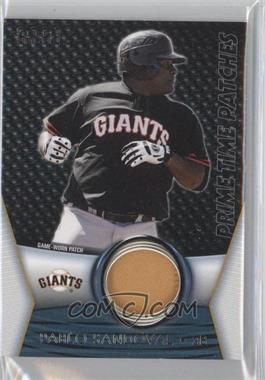 2009 Topps Unique - Prime Time Patches #PTP-78 - Pablo Sandoval /50