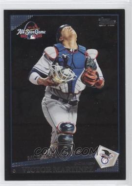 2009 Topps Updates & Highlights - [Base] - Wal-Mart Black #UH259 - All-Star - Victor Martinez