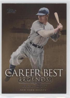 2009 Topps Updates & Highlights - Legends of the Game Career Best Legends #LGCB-MO - Mel Ott