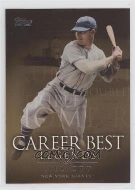 2009 Topps Updates & Highlights - Legends of the Game Career Best Legends #LGCB-MO - Mel Ott