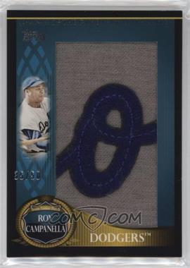2009 Topps Updates & Highlights - Legends of the Game Letter Patches #LGTLP-RC.o - Roy Campanella (Lower Case o) /50