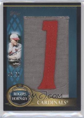 2009 Topps Updates & Highlights - Legends of the Game Letter Patches #LGTLP-RH.l - Rogers Hornsby (Letter l) /50