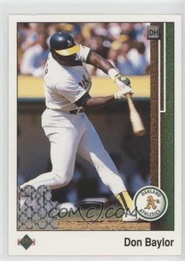 2009 Upper Deck - 20th Anniversary 1989 Buybacks #601 - Don Baylor