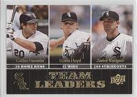 Team Leaders - Carlos Quentin, Gavin Floyd, Javier Vazquez [Noted] #/99