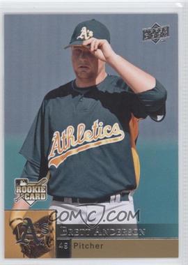 2009 Upper Deck - [Base] #1001 - Brett Anderson