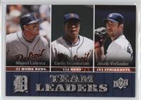 Team Leaders - Miguel Cabrera, Curtis Granderson, Justin Verlander