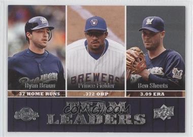 2009 Upper Deck - [Base] #439 - Team Leaders - Ryan Braun, Prince Fielder, Ben Sheets