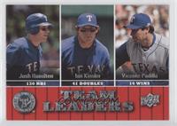 Team Leaders - Josh Hamilton, Ian Kinsler, Vicente Padilla