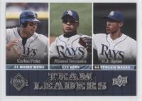 Team Leaders - Carlos Pena, Akinori Iwamura, B.J. Upton