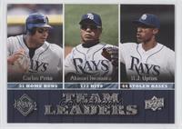 Team Leaders - Carlos Pena, Akinori Iwamura, B.J. Upton