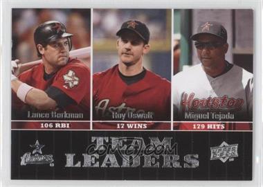 2009 Upper Deck - [Base] #446 - Team Leaders - Lance Berkman, Roy Oswalt, Miguel Tejada [Noted]