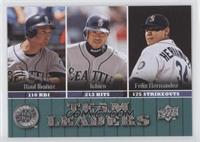 Team Leaders - Raul Ibanez, Ichiro Suzuki, Felix Hernandez