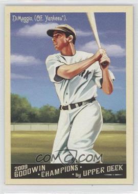 2009 Upper Deck - Goodwin Champions Preview #GCP-1 - Joe DiMaggio