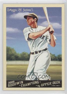 2009 Upper Deck - Goodwin Champions Preview #GCP-1 - Joe DiMaggio