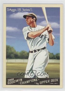 2009 Upper Deck - Goodwin Champions Preview #GCP-1 - Joe DiMaggio