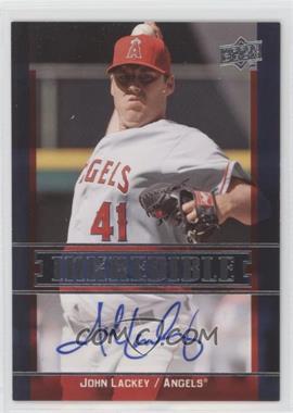 2009 Upper Deck - Inkredible Series 1 #LJ - John Lackey