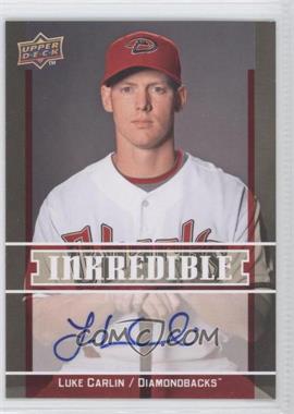 2009 Upper Deck - Inkredible Series 2 #INK-LC - Luke Carlin