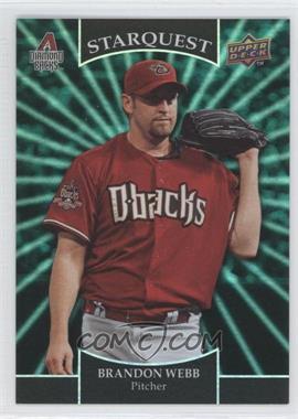 2009 Upper Deck - Starquest - Emerald Super Rare #SQ-28 - Brandon Webb