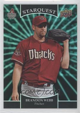 2009 Upper Deck - Starquest - Emerald Super Rare #SQ-28 - Brandon Webb