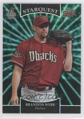 2009 Upper Deck - Starquest - Emerald Super Rare #SQ-28 - Brandon Webb