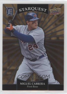 2009 Upper Deck - Starquest - Gold Rare #SQ-19 - Miguel Cabrera