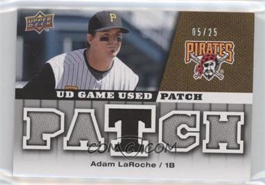 2009 Upper Deck - UD Game Jersey - Game Used Patch #GJ-LA - Adam LaRoche /25