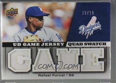 2009 Upper Deck - UD Game Jersey - Quad Swatch #GJ-RF - Rafael Furcal /15 [Noted]