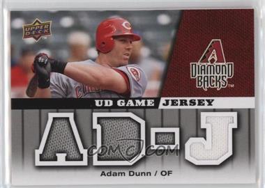 2009 Upper Deck - UD Game Jersey #GJ-AD - Adam Dunn