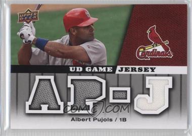 2009 Upper Deck - UD Game Jersey #GJ-AP - Albert Pujols