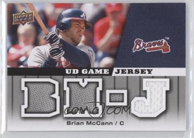 2009 Upper Deck - UD Game Jersey #GJ-BM - Brian McCann
