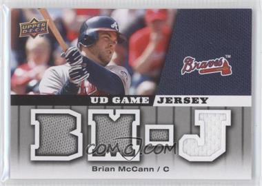 2009 Upper Deck - UD Game Jersey #GJ-BM - Brian McCann