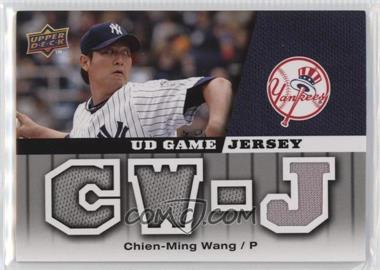 2009 Upper Deck - UD Game Jersey #GJ-CW - Chien-Ming Wang