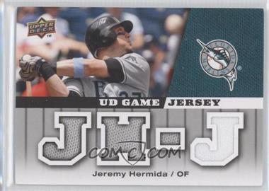2009 Upper Deck - UD Game Jersey #GJ-JH - Jeremy Hermida [Noted]