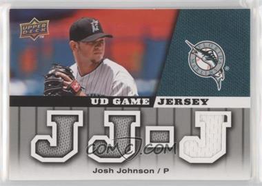 2009 Upper Deck - UD Game Jersey #GJ-JJ - Josh Johnson