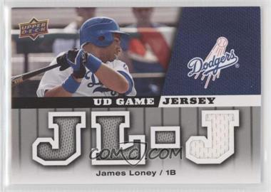 2009 Upper Deck - UD Game Jersey #GJ-JL - James Loney