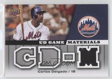 2009 Upper Deck - UD Game Materials #GM-CD - Carlos Delgado