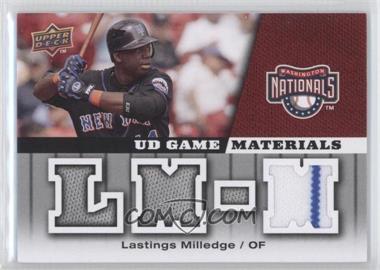 2009 Upper Deck - UD Game Materials #GM-LM - Lastings Milledge