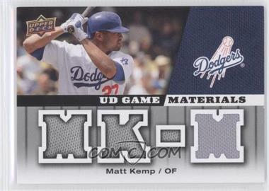 2009 Upper Deck - UD Game Materials #GM-MK - Matt Kemp