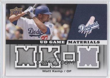 2009 Upper Deck - UD Game Materials #GM-MK - Matt Kemp