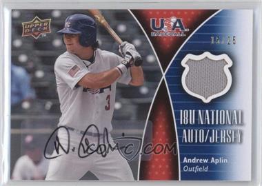 2009 Upper Deck - USA 18U National Team - Auto/Jersey #18U-AA - Andrew Aplin /25