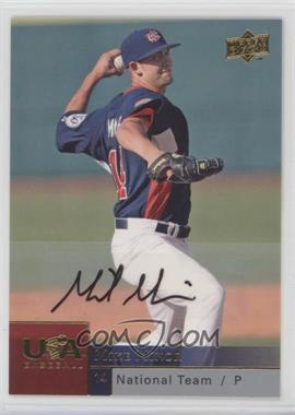 2009 Upper Deck - USA National Team - Autographs #USAB-MM - Mike Minor