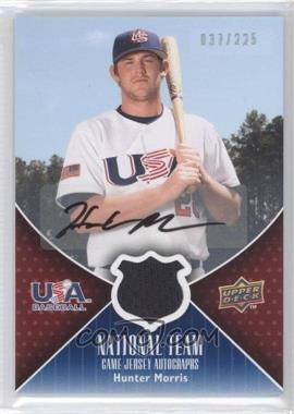 2009 Upper Deck - USA National Team - Game Jersey Autographs #USA-HM - Hunter Morris /225