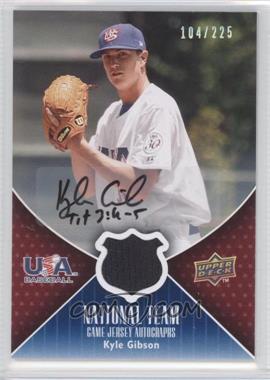 2009 Upper Deck - USA National Team - Game Jersey Autographs #USA-KG - Kyle Gibson /225