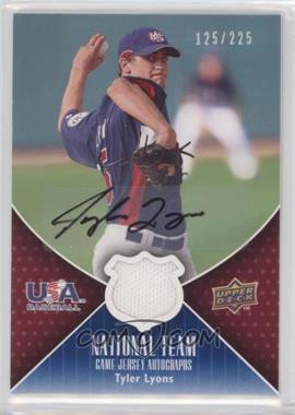 2009 Upper Deck - USA National Team - Game Jersey Autographs #USA-TL - Tyler Lyons /225