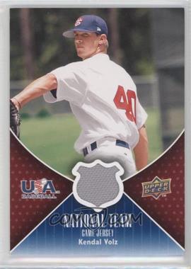 2009 Upper Deck - USA National Team - Game Jersey #USA-KV - Kendal Volz