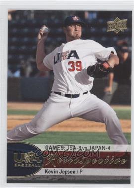 2009 Upper Deck - USA National Team Retrospective #USA-11 - Kevin Jepsen