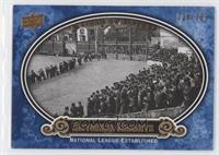 Historical Moments - National league established #/299