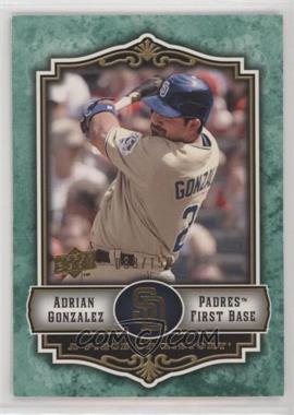 2009 Upper Deck A Piece of History - [Base] - Green #76 - Adrian Gonzalez /150