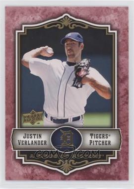 2009 Upper Deck A Piece of History - [Base] - Red #35 - Justin Verlander